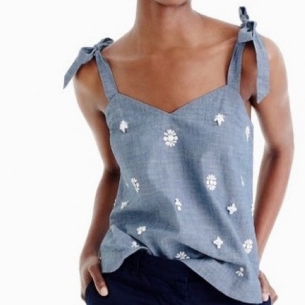 J. Crew Denim Tank